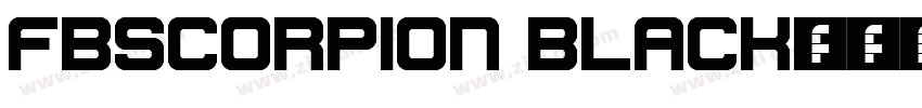 FbScorpion Black字体转换